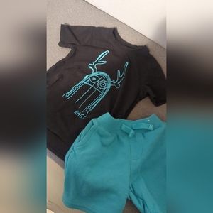 Rags | T-shirt with matching shorts